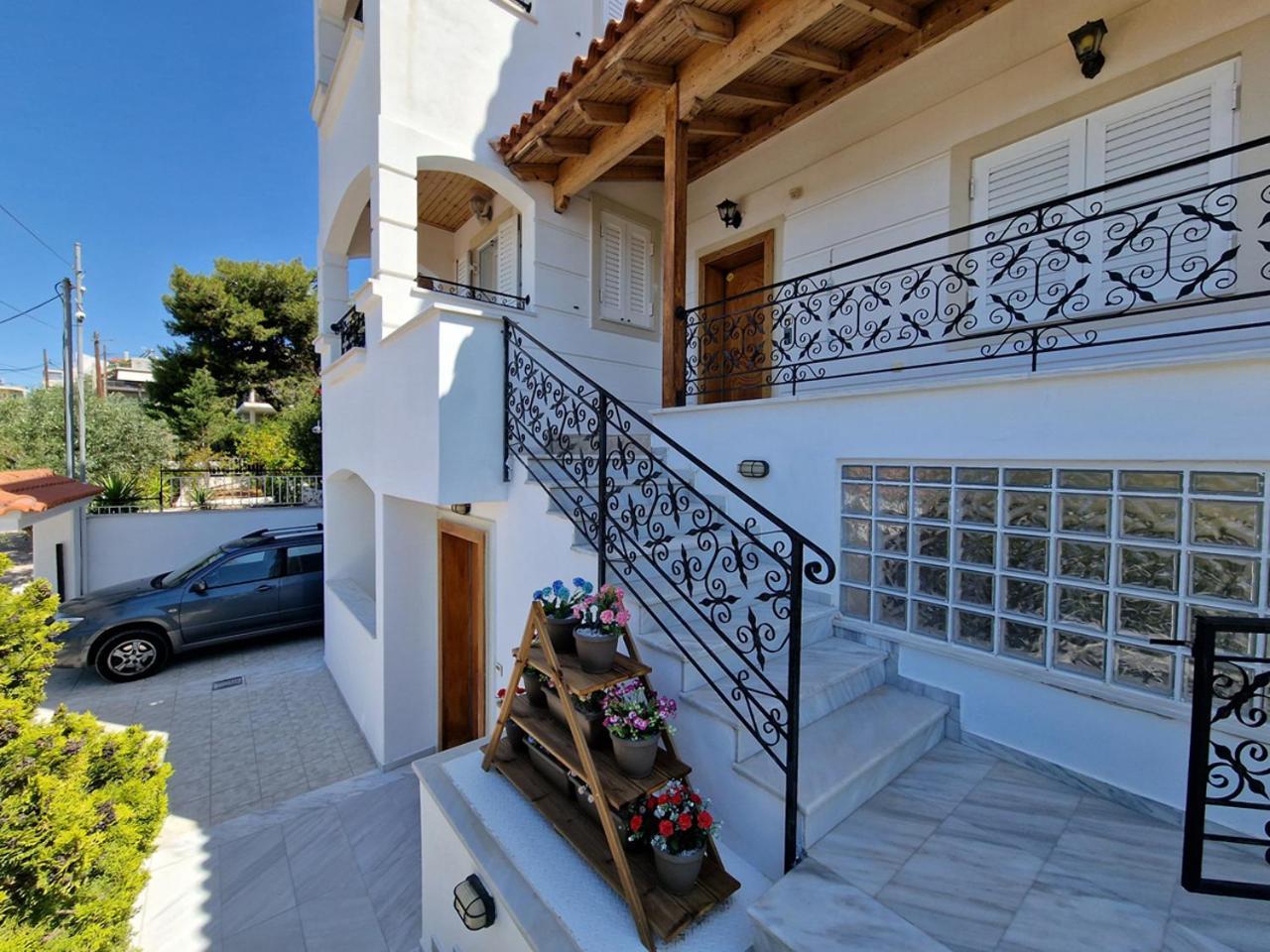 The Mirador Boutique Villa With Scenic Sea View Pórto Ráfti Zewnętrze zdjęcie