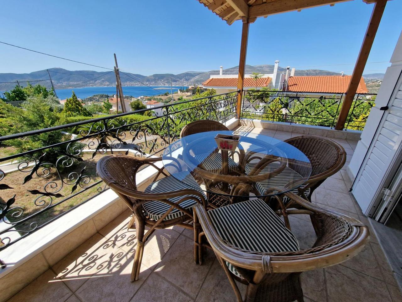 The Mirador Boutique Villa With Scenic Sea View Pórto Ráfti Zewnętrze zdjęcie